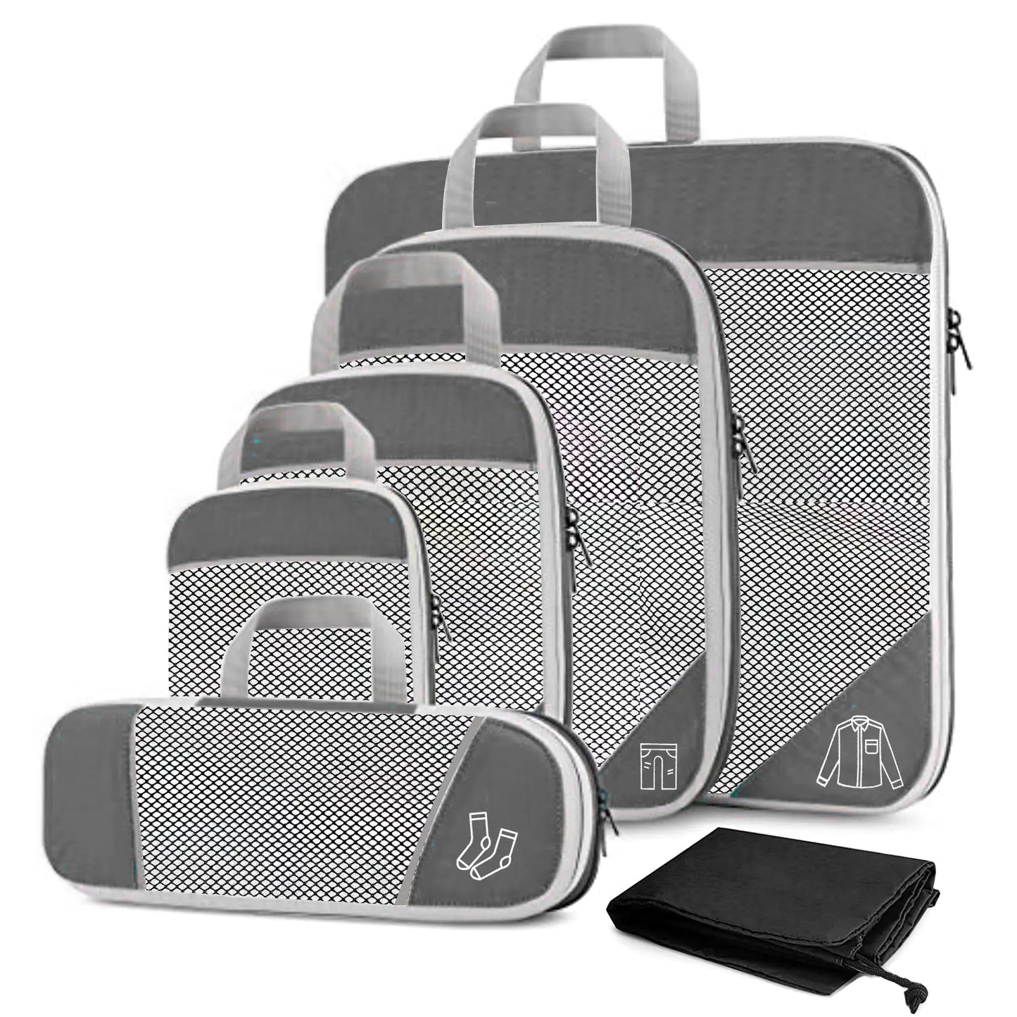 Veyro SmartPack™ - 7-in-1 Travel Organizer Set